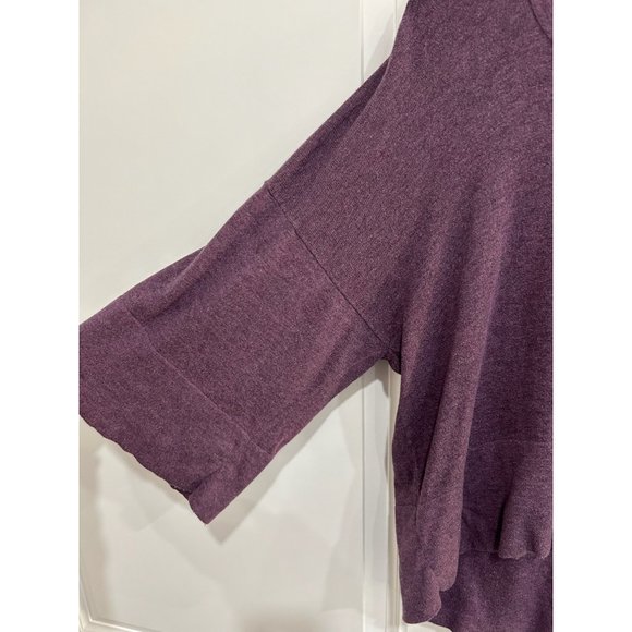Moda International Purple Loose Fit Sweater Cashmere Blend Sz Small - Picture 4 of 8